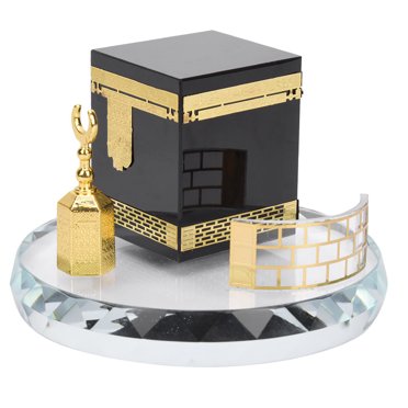 Modèle de Construction Islamique Musulman Cristal Doré Caaba Musulman Fournit Décoration Musulmane Construit pour les Professionnels