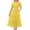 Yellow# summer dresses for women, variant on Oksale Eyelet Beach Dresses for Women Summer Vacation Hollow Out Midi Dress with Pockets Loose Short Sleeve Sundresses Trendy Notch Neck Fashion Clothes Yellow L