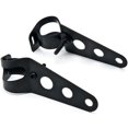 thumbnail image 3 of Krator Black Headlight Mounting Bracket Fork Ears For Cafe Racer Bobber Chopper 31-37mm, 3 of 6