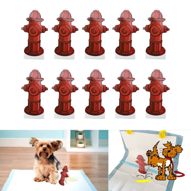 Dog Pee Pad Trainer, Unique Pet Fire Hydrant Trainer Practical Portable Fire Hydrant Shaped for Indoor for Outdoor
