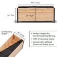 thumbnail image 2 of 18" x 60" Planter Box - 24" TALL, 2 of 11