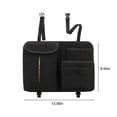 thumbnail image 3 of Car Rear Seat Back Storage Bag Multi Hanging Pocket Trunk Bag Organizer Auto Stowing Tidying Interior Accessories Supplies, 3 of 8