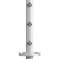 thumbnail image 4 of Pulse ShowerSpas 1017-S Système de Douche en Aluminium Anodisé Bonzai&44; Argent avec Finition Chromée, 4 of 6