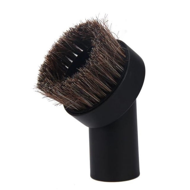 Round Dusting Brush Tool Attachment for Vacuum Cleaner 32 mm Inner Diameter 26 mm Bristle Length Plastic Construction