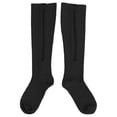 thumbnail image 2 of 1 Pair Zipper Compression Socks For Women,15-20mmHg Closed Toe With Zip Women Knee High Compression Stockings, 2 of 8