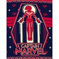 thumbnail image 5 of Marvel Womens Black Captain Marvel Christmas Jumper (Small), 5 of 5