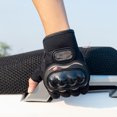 thumbnail image 3 of FlyFlise Gants de Moto pour Hommes Demi-Doigts Gants de Course Motocross, 3 of 8