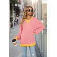 thumbnail image 4 of T-shirts à Manches Longues pour Femmes Rose P, 4 of 8