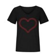 thumbnail image 4 of Birdeem T-Shirt Sans Manches à Col en V pour Femmes, Mode Décontractée, Imprimé, Chandail, 4 of 5