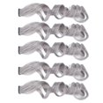 thumbnail image 1 of Hair Extension Synthetic, 5pcs Hair Extension Colorful Curling   For Party For Prom Purple,Greyish Green,Grapefruit Pink,Gray, 1 of 8