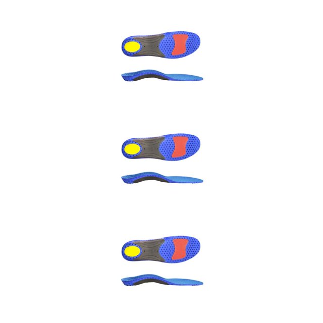 Wweixi Insoles Answer To Foot Pain And Discomfort Multifunctional Breathable blue M 3Set