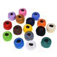 thumbnail image 1 of 16 Couleurs Pelotes de Fil de Coton au Crochet Croix Point de Croix Point Point Broderie à la Main Fils de Tricot, 1 of 8