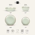 thumbnail image 2 of Stone Lain Brasa Ensemble de Vaisselle Moderne en Grès 16 Pcs, Service pour 4, Vert Pâle, 2 of 8