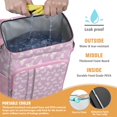 thumbnail image 4 of Butterfly Print Backpack Cooler – Leakproof Insulated Cooler Bag with Colorful Floral and Tropical Design, Waterproof Lunch Backpack for Travel & Picnics, 4 of 5