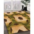 thumbnail image 3 of Ahgly Tapis Rectangulaire Lavable en Machine Intérieur Transitionnel Brun Bronze Foncé, 4 Pieds x 6 Pieds, 3 of 7