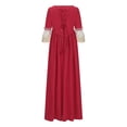 thumbnail image 4 of UPPADA Gothic Costumes pour Femmes à Manches Longues Victorian Dresses Robe Corset Grande Taille Robe Maxi Fluide Robe de Fête Robe Cocktail Robe Lacée Robe de Mascarade Jolies Robes de Bal Aubaines du Jour Liquidation à Moins de 5,00, 4 of 7