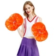 thumbnail image 2 of Binwennn Cheerleading Handheld Colorful Flowers Sports Activities Performance Cheering Supplies Round Colorful Practical Material Lightweight Handle Design Off Party Decorations for Women Party, 2 of 4