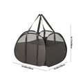 thumbnail image 3 of Dvkptbk Laundry Hampers Mesh Laundry Hamper with Wide Opening and Side Pocket Breathable Sturdy Foldable and Space Saving for Laundry Clothes and Storage Organization and Storage, 3 of 6