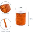 thumbnail image 2 of LEEYNEER - 2mm x 100 yards Satin Rattail Cord Shamballa Nylon Macrame Kumihimo string, 2 of 2