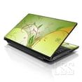 thumbnail image 1 of LSS Laptop Skin Sticker Decal Cover Green Floral Fits 17" to 19" Laptops, 1 of 1