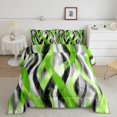 thumbnail image 2 of Erosebridal Geometric Stripe Comforter Sets Toddler Size,Abstract Artwork Comforters & Duvets,Geometry Lines Decor,Reversible,2pcs, 2 of 7