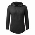 thumbnail image 1 of Womens Hoodies Oversized Sweatshirts Long Sleeve Shirts Sweaters Fall Pullovers Tops Black XL, 1 of 6
