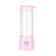 Portable Blender Cup,Portable Blender Bottle Portable Blenders , for Shakes and Fruit Juicer Usb Rechargeable with 6 Blades, Handheld Blenders for Sports Travel and Outdoors