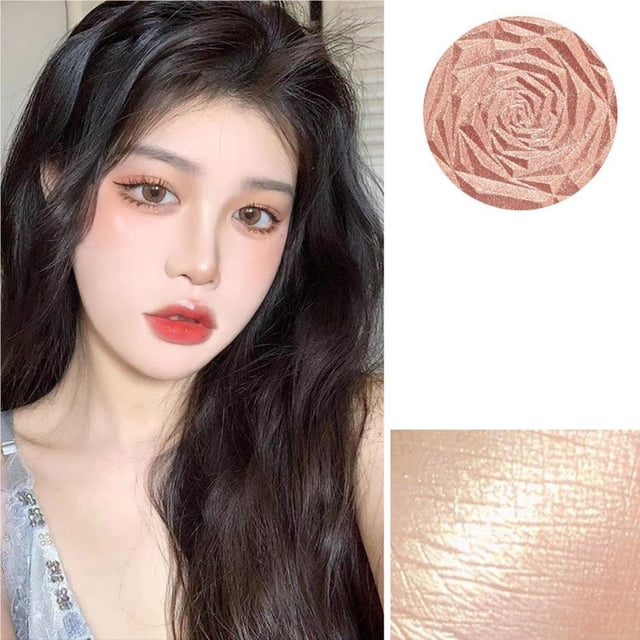 Xingzhi Makeup Glitter Powder Face Contour Glitter Brightened Portable Rose Diamond High Gloss Powder Type 5
