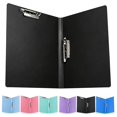 thumbnail image 2 of ZTTD Double Strong Clips File Folder Report Cover, Punchless Binder with 2 Clamp, Office Project Folder, Commercial or S-chool Documents File Folder, for Letter Size or A4 Size, 2 of 9