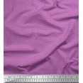thumbnail image 1 of Soimoi Purple Poly Georgette Fabric Cedar Tree Print Fabric by Yard 52 Inch Wide, 1 of 5