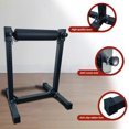 thumbnail image 2 of Support Bulgare Réglable à 11 Niveaux pour Squats Fendus, Rouleau Rembourré pour Squats à une Jambe, Machine d'Entraînement Spécialisée pour le Bas du Corps pour Squats Fendus et Fentes de Jambe, Équipement d'Entraînement de Force pour Gym à Domicile, 2 of 7