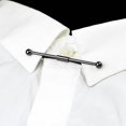 thumbnail image 2 of lionlar 3 de pack Classique Cravate Col Broche Chemise Clip Bar Broche Costume Formel Bijoux 6. 2cm, 2 of 9