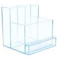 thumbnail image 1 of CNKOO 3 Row 10 Holes Nail Display Box Nail Drill Bits Holder Manicure Tools (Gold), 1 of 6