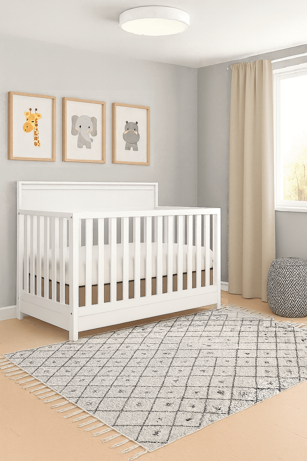 Lit de Bébé 4-en-1 avec Tiroir Brady de Concord Baby - Blanc
