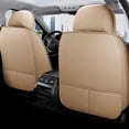 thumbnail image 4 of Maidao Car Seat Covers Leather Full Set for SEAT for Arona 2017-Present 5 Seats Front Rear Cushion Protector with Headrest Beige, 4 of 8