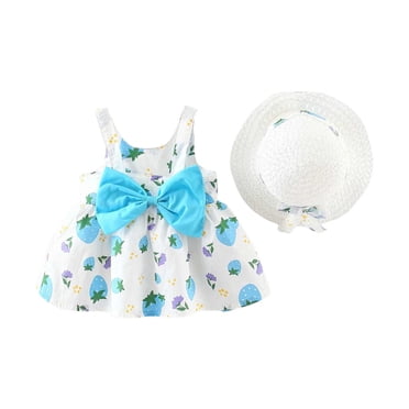 Robes pour Bébé Fille Robe Mignonne Filles Robe d'Anniversaire Tout-Petit Robes de Circonstance pour Filles Vêtements pour Tout-Petites Filles 3-12 Mois