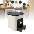 thumbnail image 1 of Distributeur de Riz, Conteneur de Stockage de Grains Robuste et Durable avec Couvercle Hermétique, Seau de Cuisine Multifonctionnel pour Farine et Grains, Matériau Pet PP, 1 of 7