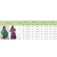 thumbnail image 2 of Robe Maxi Bohème à Manches Longues, Col en V, Florale, Tunique Ample, Caftan, Robes pour Femmes, Plage, Vacances, Robe Longueur, Robes d'Été, Grande Taille, 2 of 5