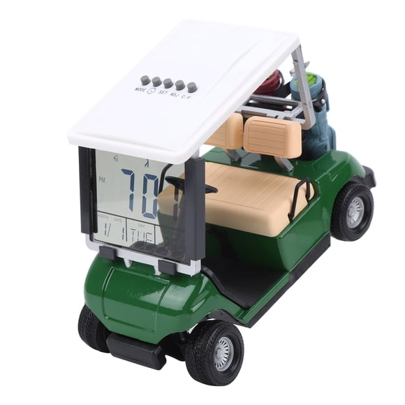 Perpetual Plastic Golf Perpetual Calendar Present Gift Miniature Golf Cart Clock Accessory