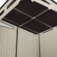 thumbnail image 2 of Suncast Modernist 7' x 7' Resin Storage Shed - Vanilla/Dove Gray, 2 of 6