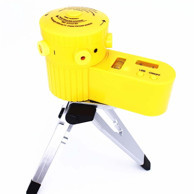 Binwennn T Post 6 Pieds Ligne Horizontale Verticale Infrarouge Multifonctionnelle Nivellement Automatique avec Fil de Support 2ml