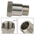 thumbnail image 1 of 2 Pcs M18x1.5 Stainless Steel Thread Adapter,oxygen Sensor Adapter Oxygen O2 Sensor, 1 of 5