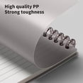 thumbnail image 4 of LSLJS Loose Leaf Notebook A5 Non Irritating Detachable Transparent High Coil Notebook A5 Thickened 8 07x5 51in-120 Pages Notebook Notebook, 4 of 7