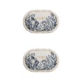 thumbnail image 3 of Youkk Bathroom Rugs Water Absorbent Floor Bath Mat Carpet Planter Oval 40x60cm 2Set, 3 of 6