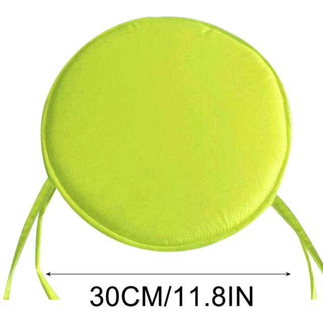Yhmxh Coussins de Chaise Intérieur Extérieur Coussins de Chaise Ronds avec Attaches, Coussins Ronds pour Chaises de Salle à Manger Coussin de Siège Rond Coussins de Chaise de Jardin Ensemble pour Meuble