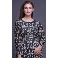 thumbnail image 5 of Bimba Robe Longue Décontractée à Volants pour Femmes, Imprimée, Taille Smockée, Medium, 5 of 5