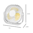 thumbnail image 3 of Sentmoon Wal-mart Deals Electric Fan Household Vaneless Tower Fan Small Table Fan Silent High Wind Office Desktop Mini Portable Small Tower Fan Deals of The Day, 3 of 7