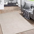 thumbnail image 1 of Modern Solid Color Rug 4x6ft, Washable Non-Slip Low Pile Area Rug for Living Room & Bedroom, 1 of 9