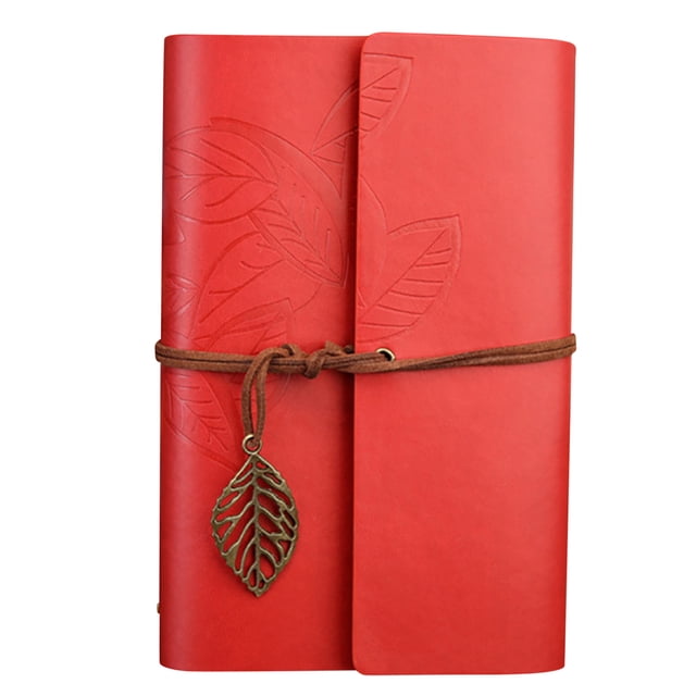 Dvkptbk Leaf Notebook Notebook Yiye Zhiqiu Travel Diary Loose-leaf Retro Leaf Notebook Leaf Notebook