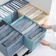 thumbnail image 1 of Aofa Wardrobe Clothes Organizer, Drawer Organizers For Clothing,Clothes Organizer For Folded Clothes,Mesh Storage Compartment Storage For Underwear Thin Jeans Pants T-Shirts Legging, 1 of 6